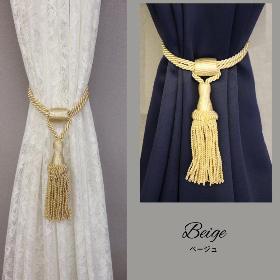 カーテンタッセル リトル おしゃれ 高級感 お得 上品 カーテン留め 房 装飾 カーテンホルダー 1本 全4色 |  | 01