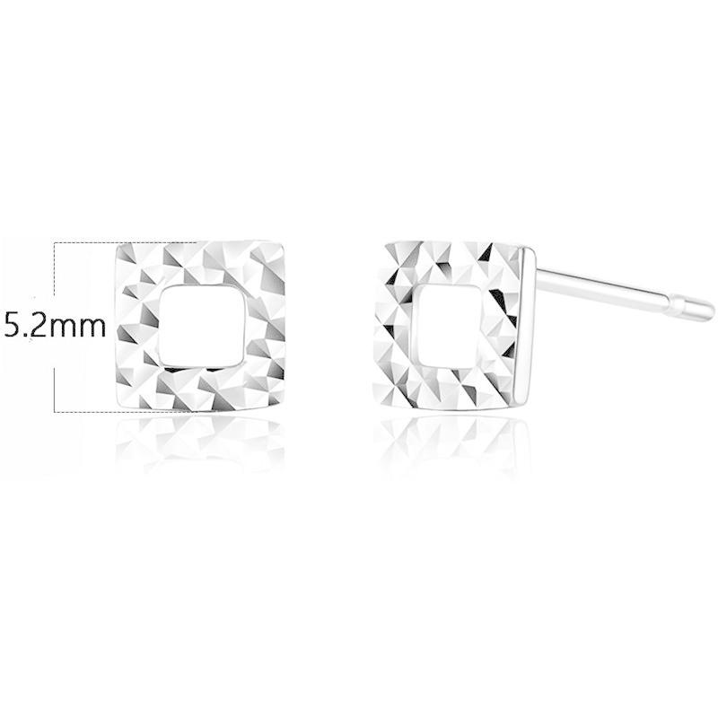 《送料込》 FANCIME プラチナ Pt950 ピアス レディース メンズ 正方形 ひし形 ダイヤモンド カット ラッピング済み 男女兼用 ギフトラッ 【2746621496】(13846円)