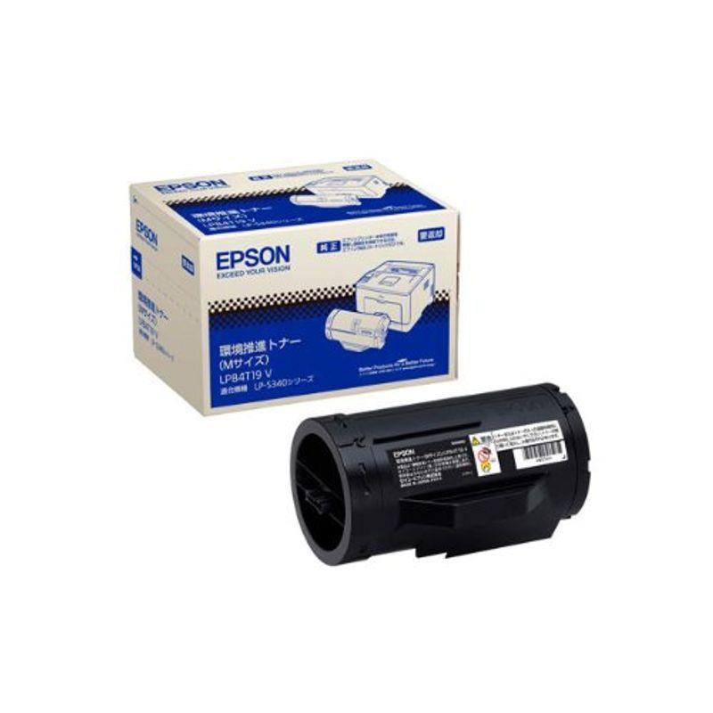 EPSON　LPB4T19V　環境推進トナー　EP-TNLPB4T19VJ　Mサイズ(LP-S340D　S340DN用)10,000枚