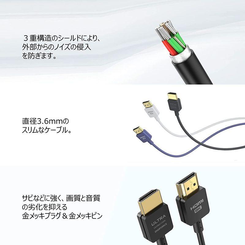 DIGIFORCE 8K ウルトラハイスピード hdmi ケーブル HDMI 2.1規格認証品 スリム 8K(60Hz) 4K(120Hz) :20211209154801-00049:hana - 通販 - Yahoo!ショッピング DIGIFORCE 8K ウルトラハイスピード hdmi ケーブル HDMI 2.1規格認証品 スリム 8K(60Hz) 4K(120Hz) :20211209154801-00049:hana - 通販 - Yahoo!ショッピング