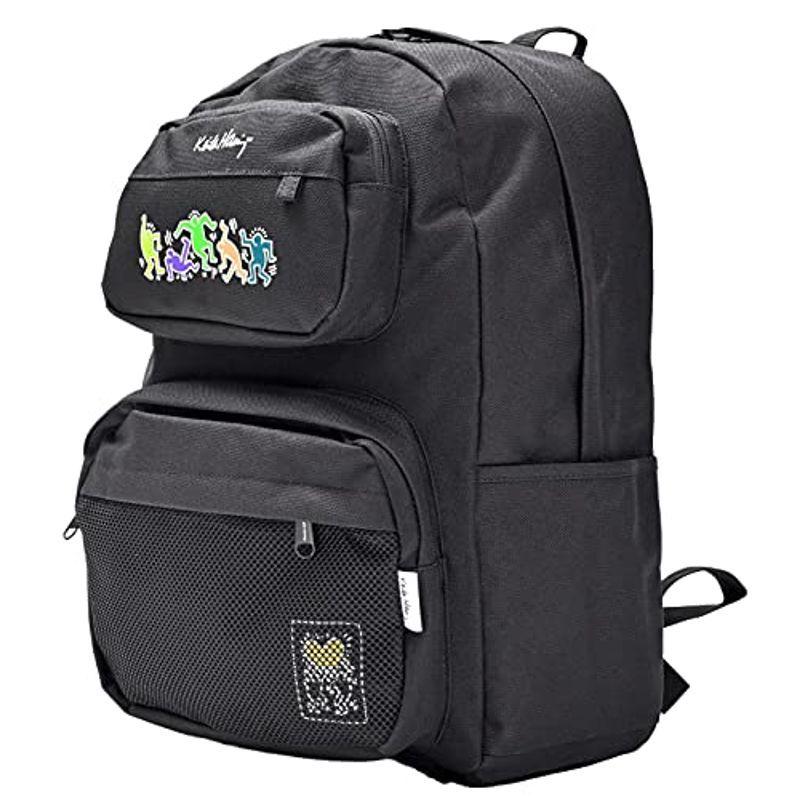 KEITH HARING キースへリング バックパック リュック マルチヒューマン PEAPLES メッシュポケット (KH-2012) O