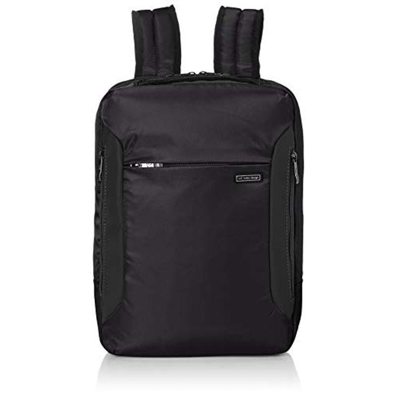 ヒデオワカマツ ビジネスリュック アンテリア 超軽量 7L ブラック