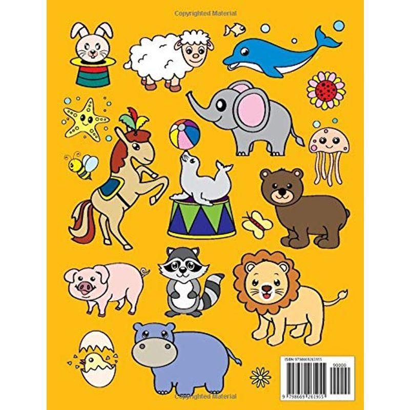 こどもぬりえブック Animals Coloring 子供のための動物の塗り絵 男の子と女の子のための塗り絵 2 9 歳の 子どもの Hana 通販 Yahoo ショッピング