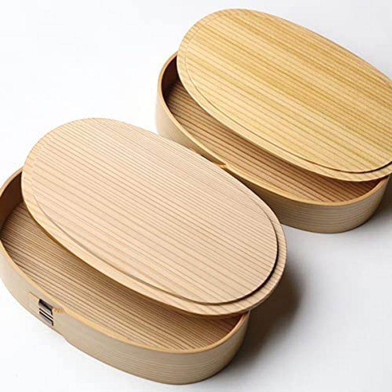 即納！最大半額！栗久 曲げわっぱ 弁当 レディース入子 RL 弁当箱