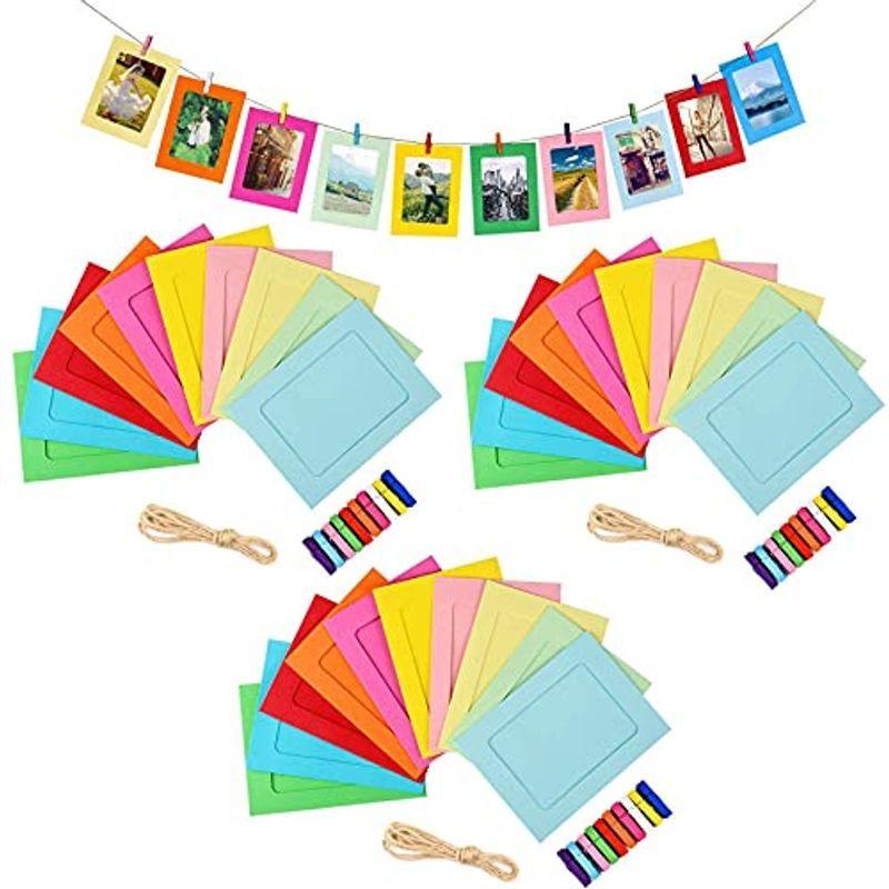 カラフル ペーパーフォトフレーム 写真立て フォトフレーム 紙製 10種類 写真整理 写真飾り 壁掛け 展示ピクチャー ホーム装飾品 ピクチ Hana 通販 Yahoo ショッピング