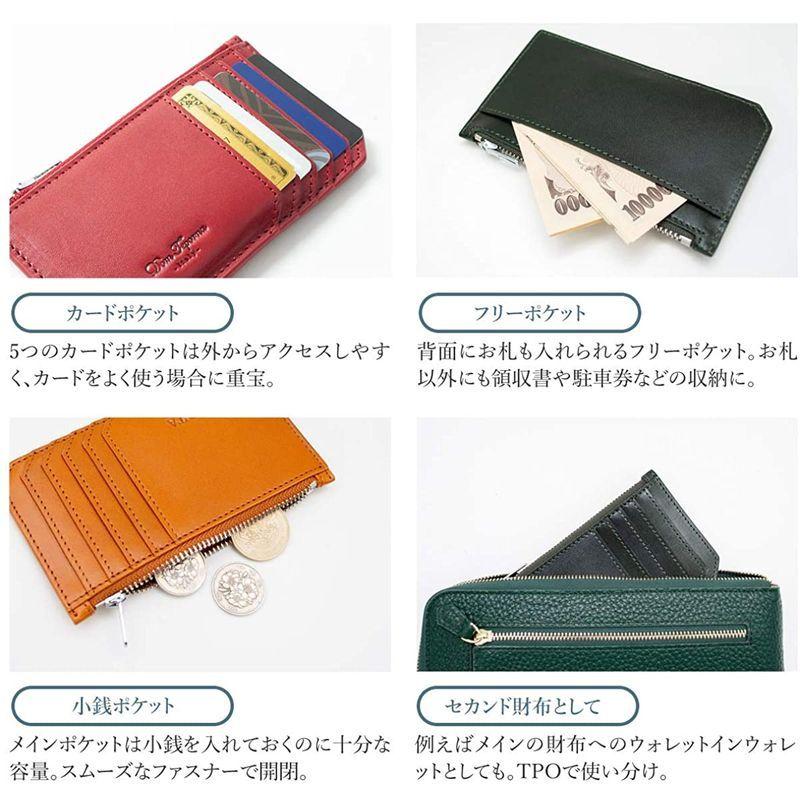 Dom Tea 極薄 ミニマリストウォレット 小銭入れ カードケース スマートウォレット イタリアンレザー 本革 牛革 レザー ビジ Hana 通販 Yahoo ショッピング