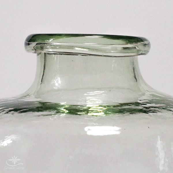 花瓶 フラワーベース おしゃれ ガラス リサイクルガラス クラシカルガラスフラワーベースB｜hana-kazaru｜07