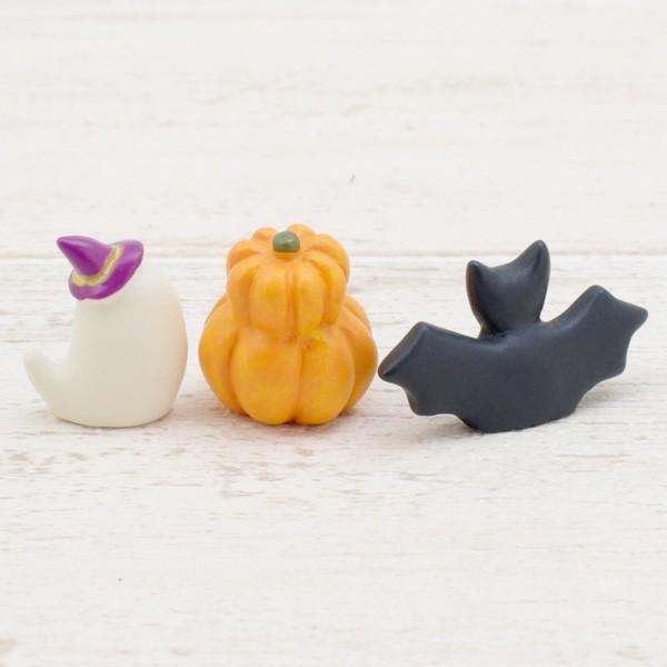 ミニミニフレンズカボチャ＆オバケ＆コウモリ ハロウィンミニオブジェ
