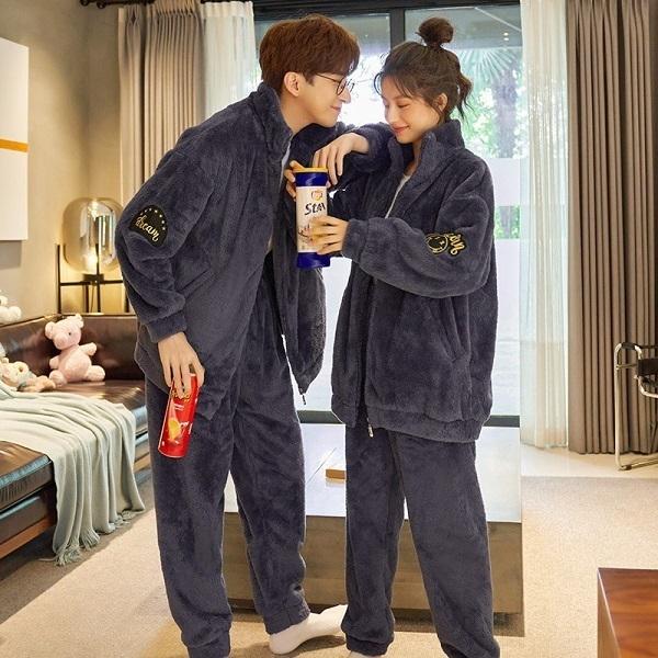 セール品 パジャマ レディース メンズ 冬 カップル もこもこ ルームウェア 上下セット ペアルック 可愛い ふわふわ あったかい 厚手部屋着 寝巻 おすすめ 1019sy3 はなまるストア 通販 Yahoo ショッピング