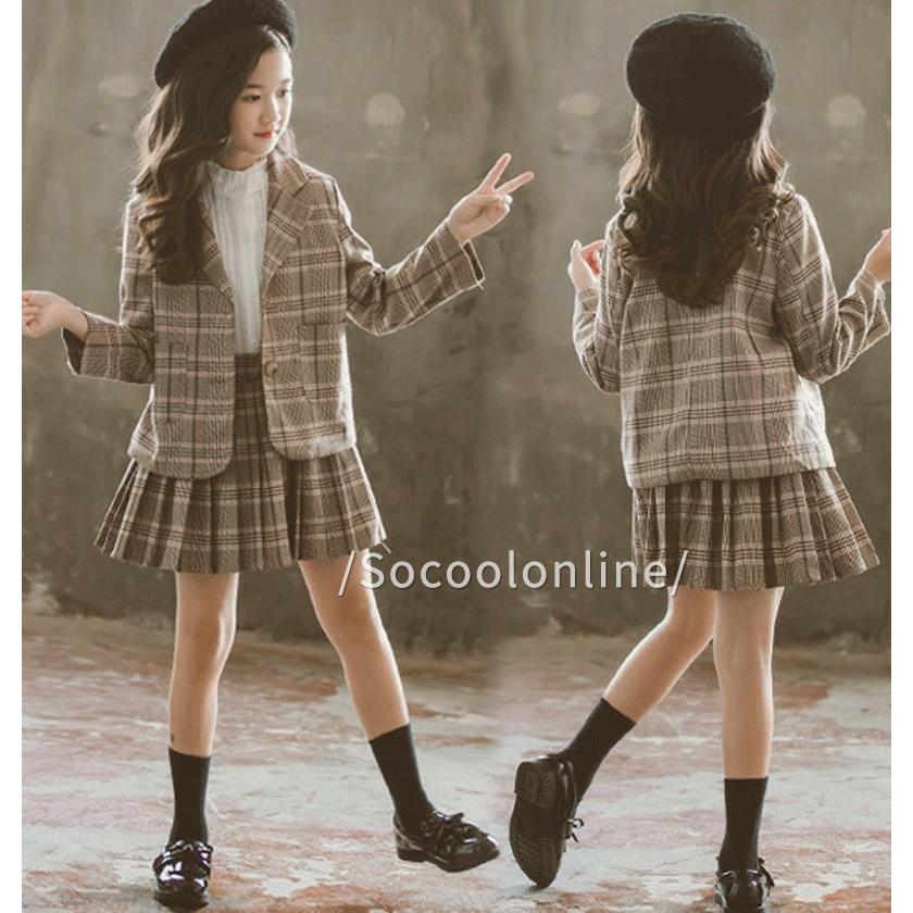 2点セット スーツ 入学式 女の子 フォーマルスーツ 子供服 セットアップ 子供スーツ キッズ 卒業式 フリルスカート パンツスーツ スカートセット おトク ジャケット