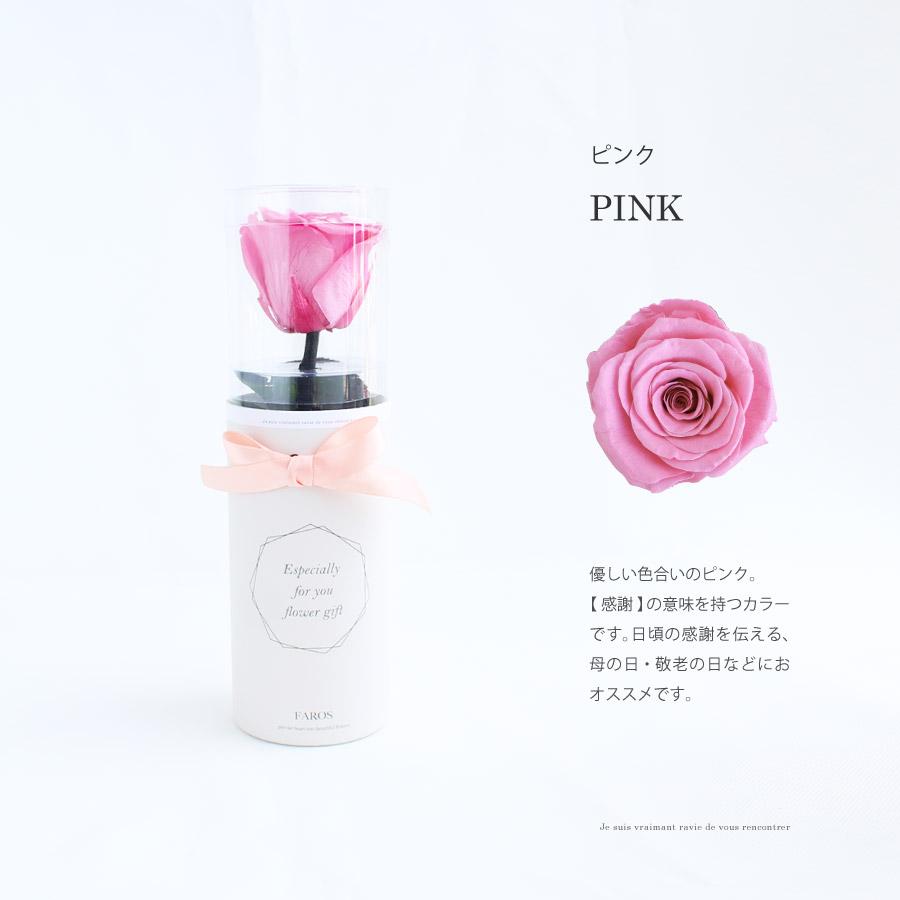 エスペシャリーローズ プリザーブドフラワー 1輪 ケース 薔薇 バラ