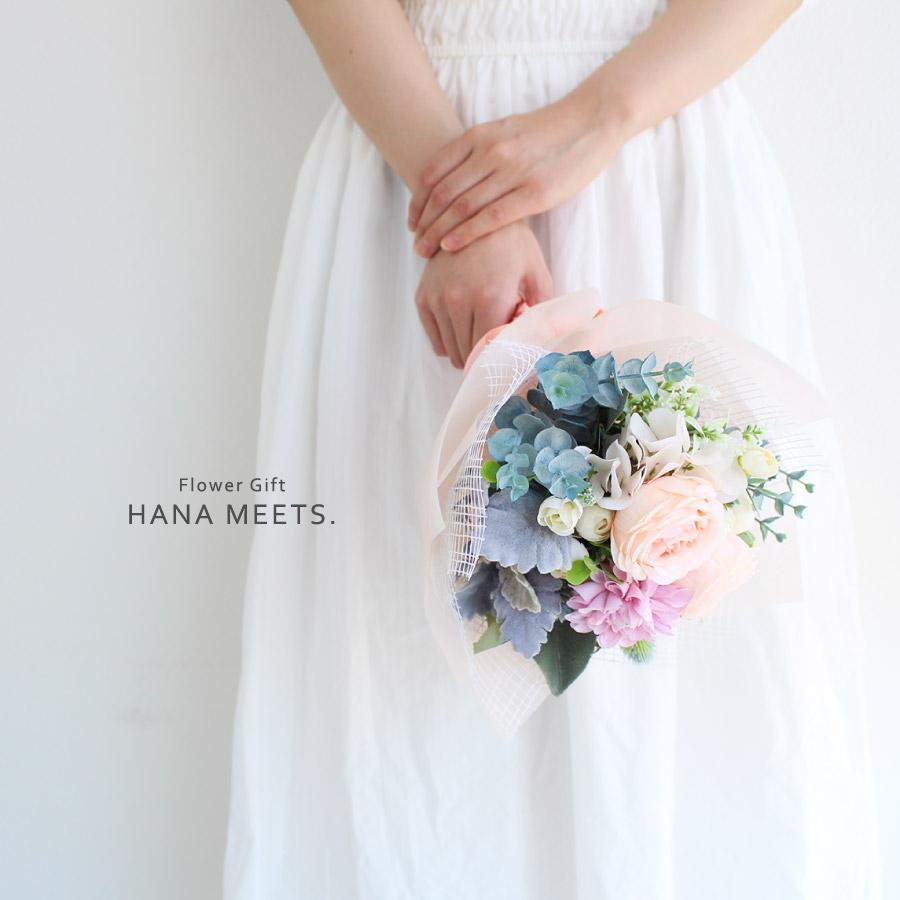 ローズブーケ ブーケ アーティフィシャルフラワー 造花 バラ 花束