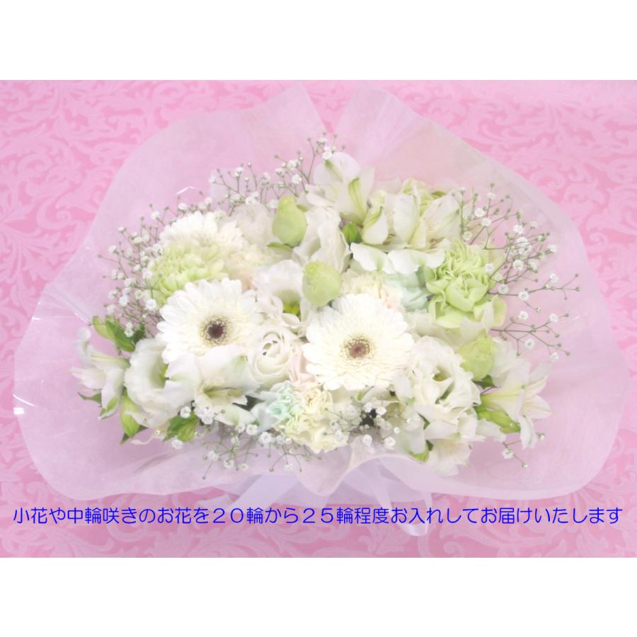 お別れのお花　棺のお花　花箱　花盆　火葬前にひつぎの中に入れるお別れのお花　ホワイト系｜hana-mizuki｜02