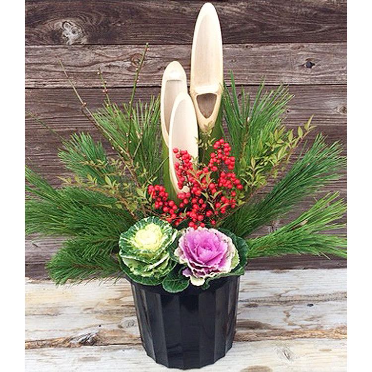 門松 新年に開運込めて 国産天然素材 どこでも飾れる 55センチ 幸運が