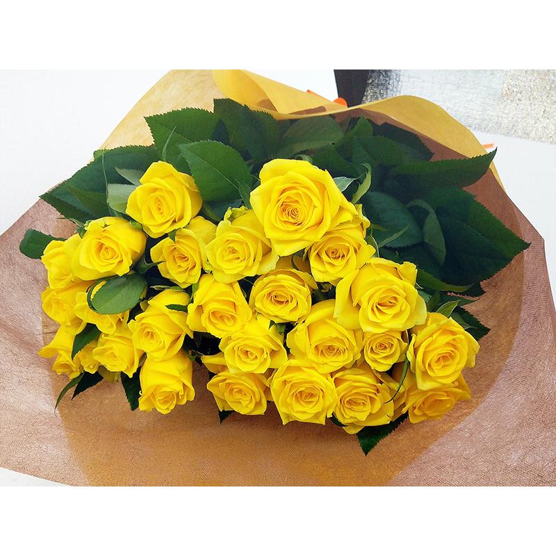 黄色 バラ 25本 お祝 還暦祝い 60本 結婚式 クリスマス プロポーズ