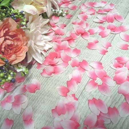 造花 花びら 桜ペタル 桜の花びら 約470 480枚 約10ｇ 1枚1枚が染め分けされた花びら 10 造花の店azuma ヤフー店 通販 Yahoo ショッピング