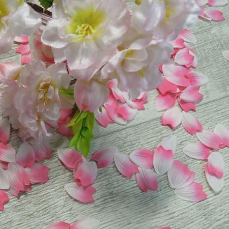 造花 花びら 桜ペタル 桜の花びら 約470 480枚 約10ｇ 1枚1枚が染め分けされた花びら 10 造花の店azuma ヤフー店 通販 Yahoo ショッピング