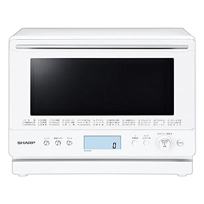 シャープ 加熱水蒸気 オーブンレンジ 26L 2段調理 RE-WF262-W ホワイト