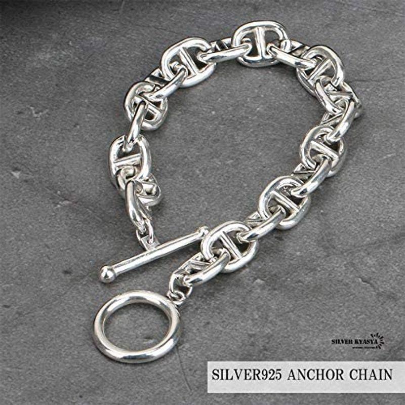 セール銀座 「silverKYASYA」シルバー925 チェーンブレスレット メンズ レディース マンテル ブレスレット シルバー 銀 H チェーンブレ シルバー925 チェーンブレスレット メンズ レディース