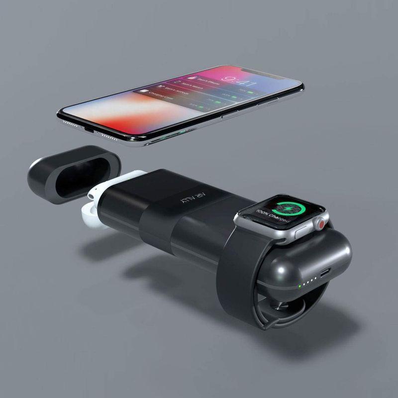 2021年春の エゴ iPhone/Apple Watch/AirPods/iPad 4台同時充電All-in-1 for Apple  10,000mAh ワイヤレス充電器 - www.montspaw.pl