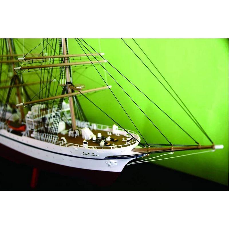 ウッディジョー 1/160 日本丸 帆無 木製帆船模型 組立キット船、ボート