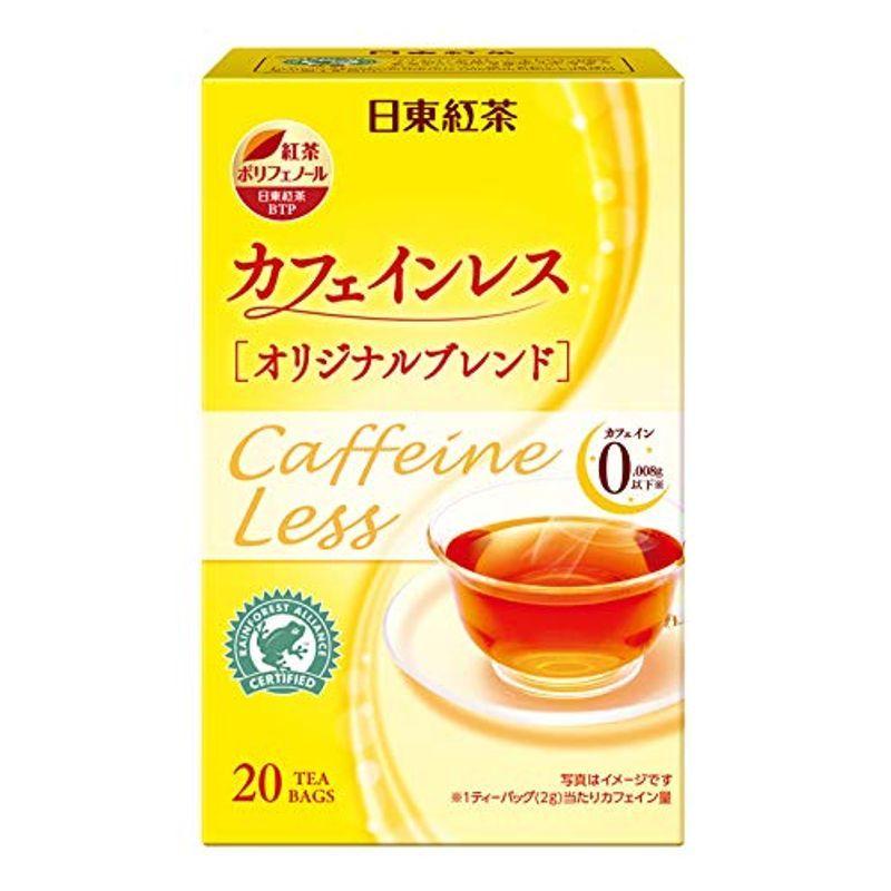 日東紅茶 カフェインレスTBオリジナルブレンド 20袋入 ×3箱 ティーバッグ