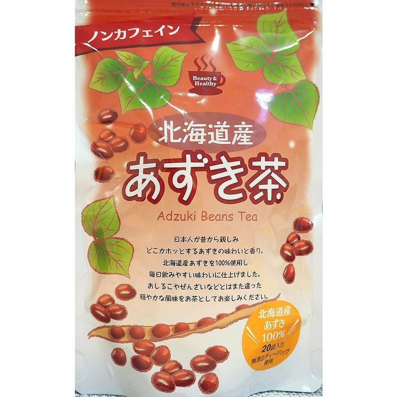 94％以上節約 小川生薬の北海道産あずき茶 80g(20袋) ×4袋 ティーバッグ 紅茶