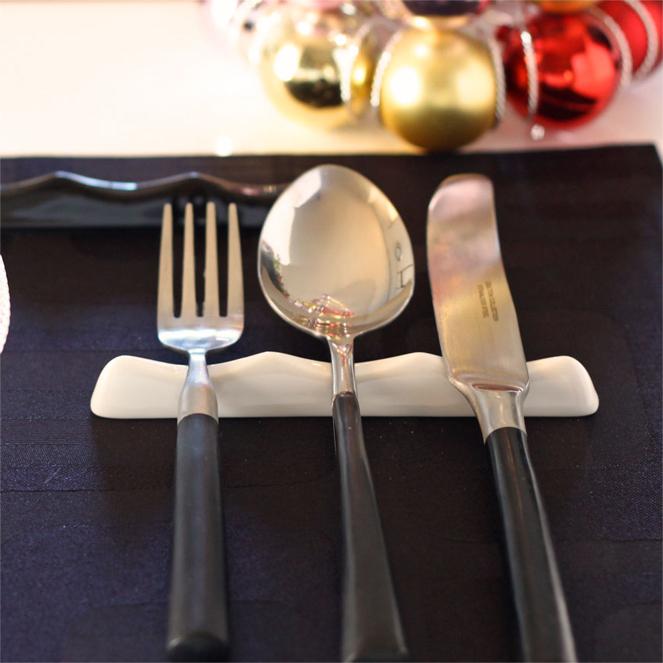 箸置き はしおき 美濃焼 ナイフ フォーク スプーン レスト トリプル