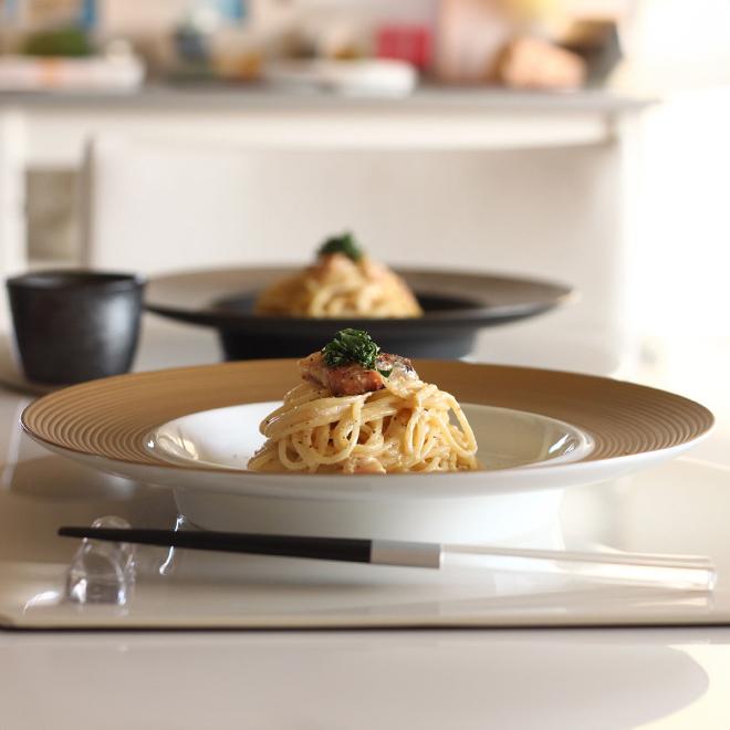 食器 洋食器 美濃焼 皿 大皿 スープパスタ皿 28cm スタイリッシュ