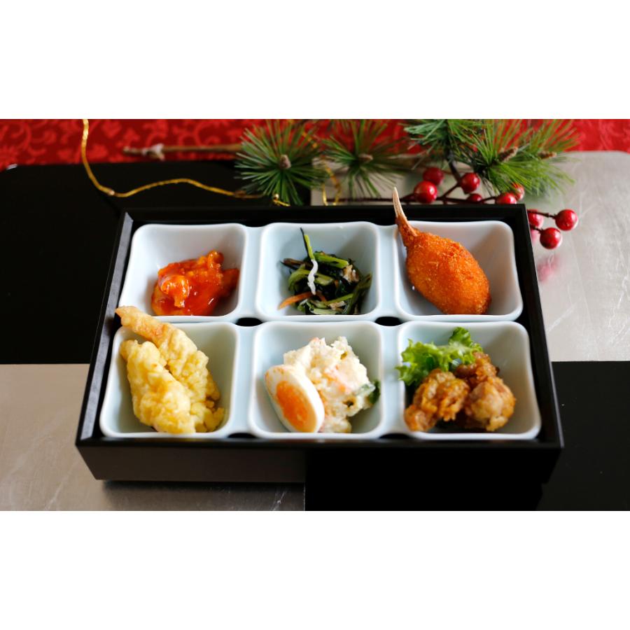 在庫限り／食器 美濃焼 仕切皿 3連 小鉢 長角トリプルプレート 21.5cm