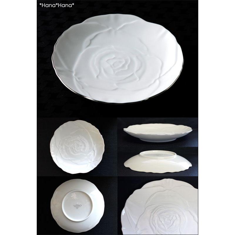 食器 洋食器 美濃焼 皿 中皿 デザート ケーキ プレート 19cm ホワイト