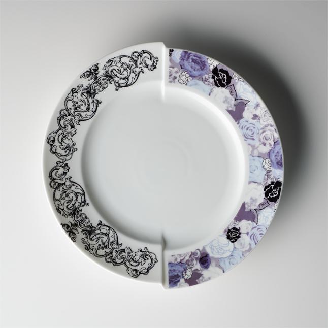 食器 美濃焼 磁器 皿 大皿 ディナー皿 エレガント おしゃれ Shinzi