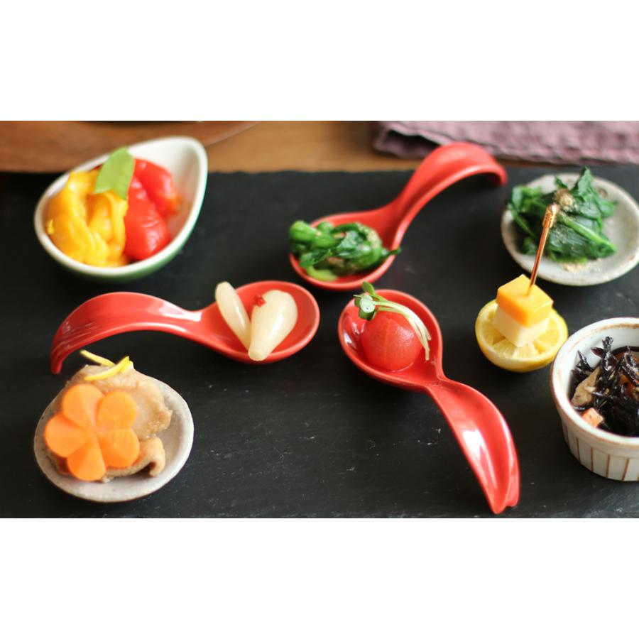 在庫限り／ 食器 磁器 アミューズスプーン ワンスプーン フィンガー