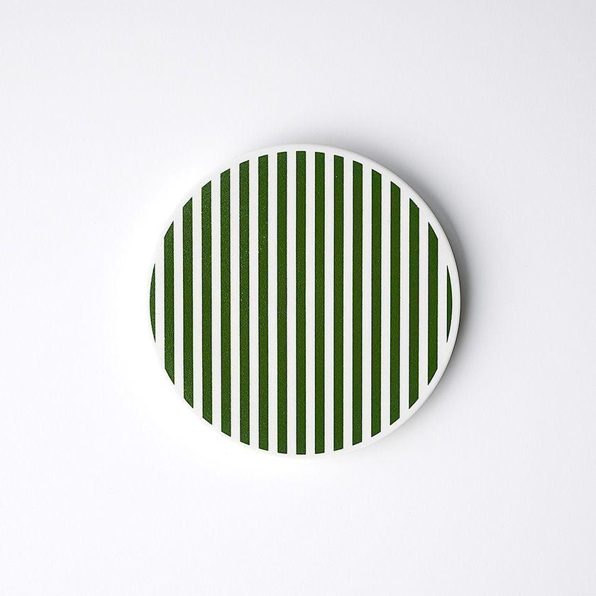 1616 / arita japan 1616/arita S&B コースター ストライプ グリーン