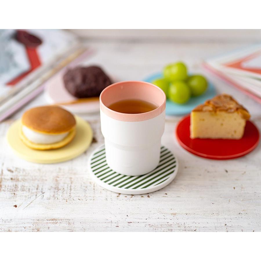 1616 / arita japan 1616/arita S&B コースター ストライプ グリーン