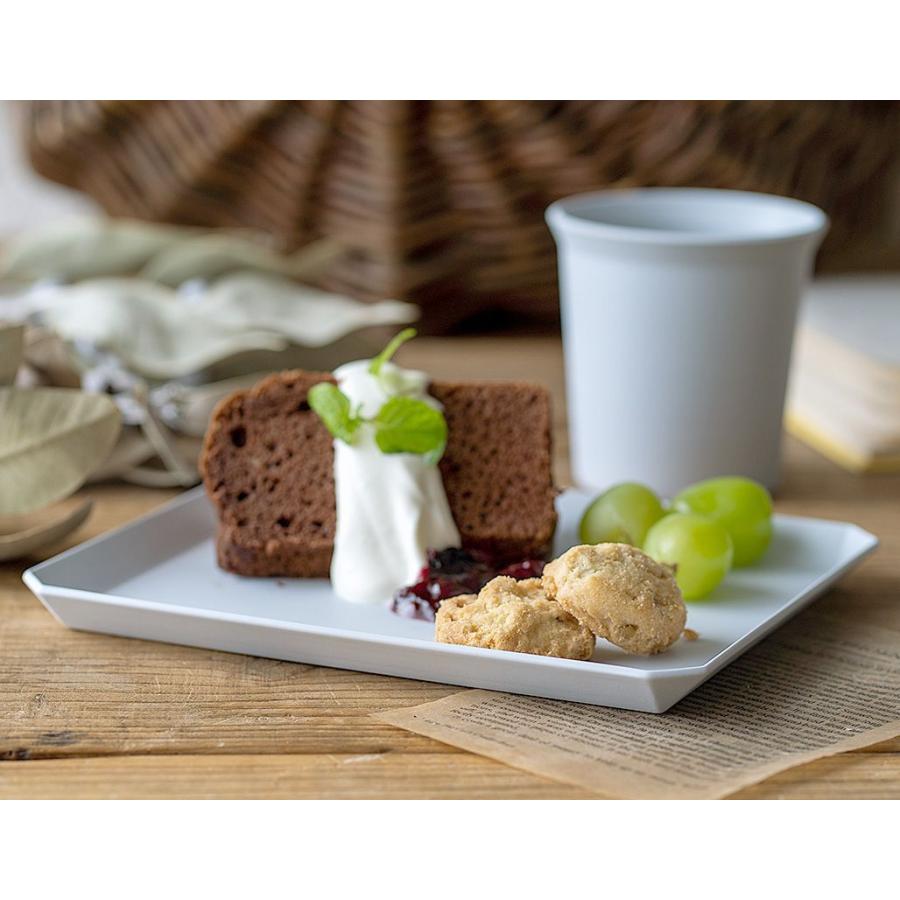 1616 / arita japan 1616/arita japan TY 角平プレート 20cm グレー