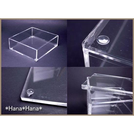 重箱 アクリル 3段 M 16cm 食器 おせち 弁当箱 オードブル クリア