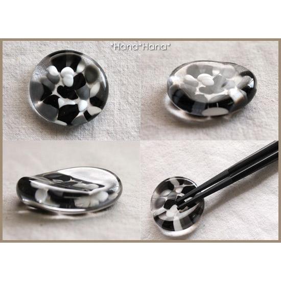 津軽びいどろ 箸置き はしおき ドット 全7色 キッチン雑貨