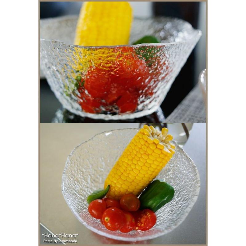 津軽びいどろ 食器 ガラス食器 中鉢 深鉢 盛鉢 ボウル 16cm ガラス