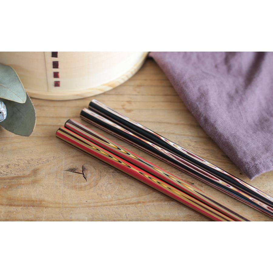 箸 2膳セット ペア 夫婦箸 東越職人 メール便送料無料 // 夫婦セット