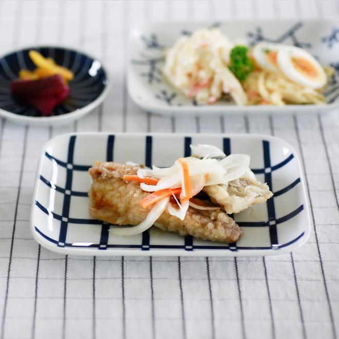 波佐見焼 エボトラ ラティック 長角 中皿 18cm×12.5cm おしゃれ 食器