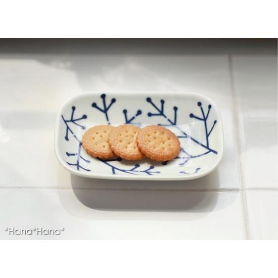 波佐見焼 エボトラ ナッツ 長角 小皿 12.5cm×9cm おしゃれ 食器 皿 角