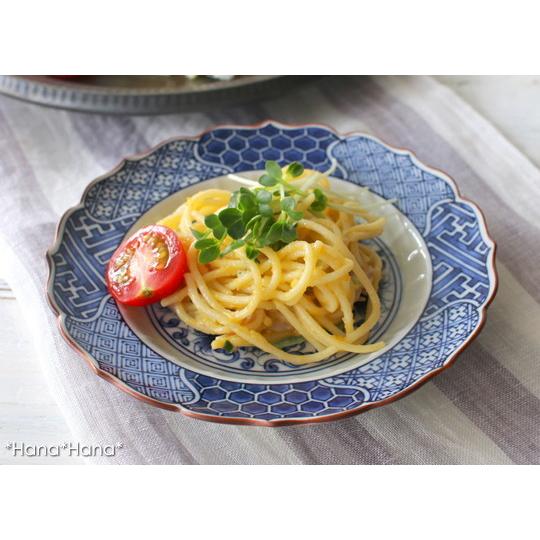 桔梗型リム取皿 祥瑞牡丹 16cm 波佐見焼 // 和食器 食器 小皿 取り皿
