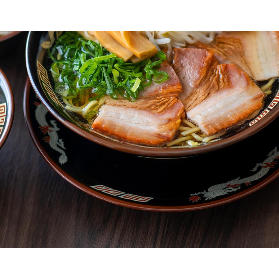 天目金彩竜 ラーメン受け皿 21.4cm 美濃焼 ブラック 黒 かわいい