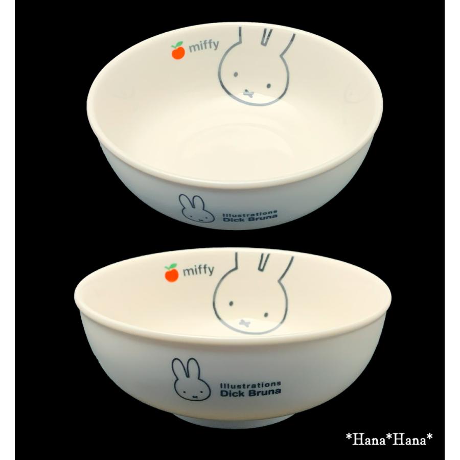 金正陶器 ミッフィー（アップル）ラーメン丼 14.5cm かわいい 子供食器