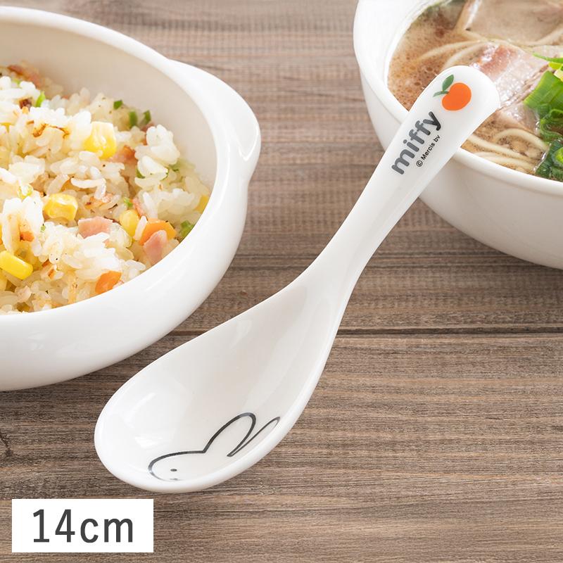 金正陶器 ミッフィー（アップル）レンゲ 14cm れんげ かわいい 食器