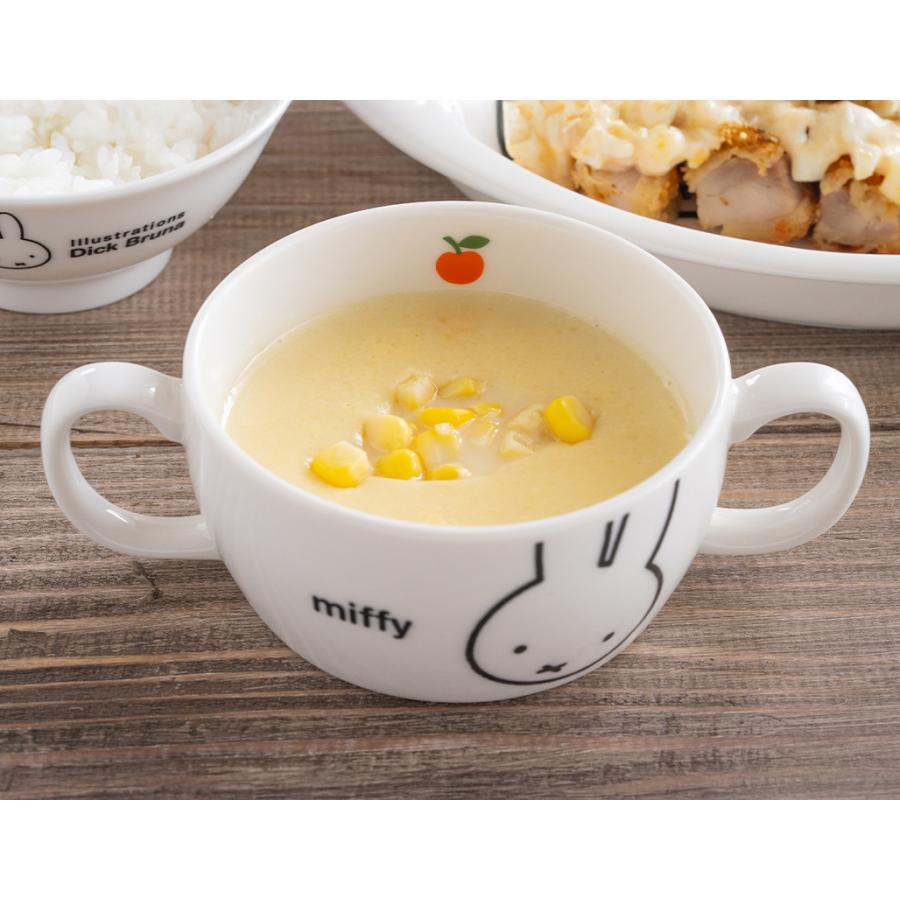 金正陶器 ミッフィー（アップル）ブリオン 190ml かわいい食器 こども