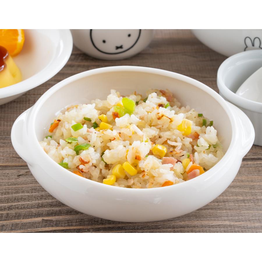 金正陶器 ミッフィー（アップル）すくいやすい食器 14.5cm 子供 こども