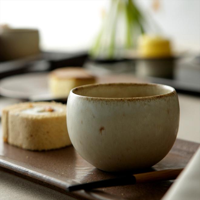食器 和食器 煎茶碗 ゆのみ カップ カネコ小兵 土物風マット 玉煎茶