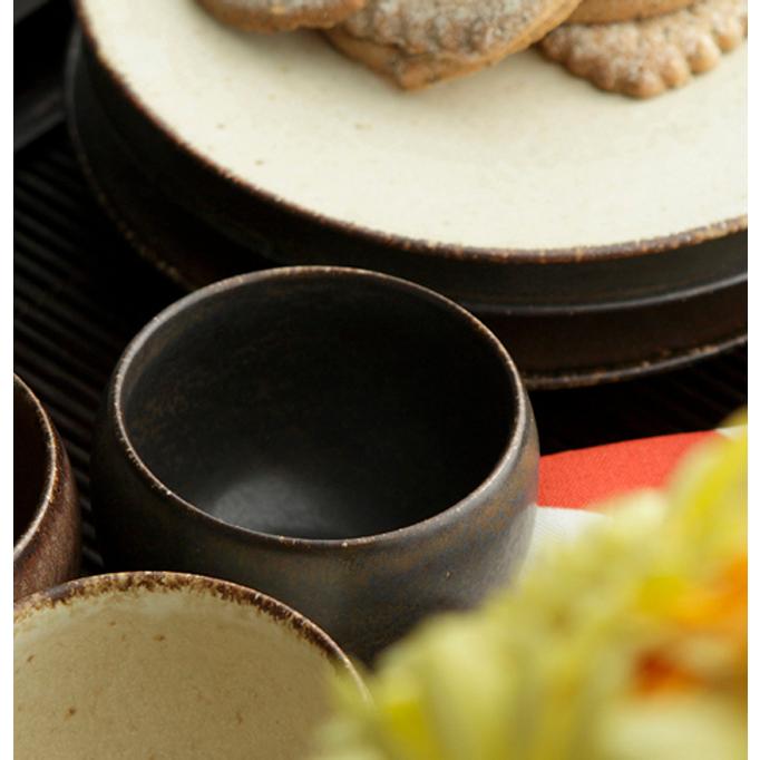 食器 和食器 煎茶碗 ゆのみ カップ カネコ小兵 土物風マット 玉煎茶